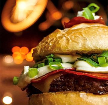 opcoes de hamburrgers